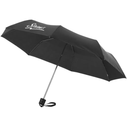 Logo branded Ida 21.5" Foldable Umbrella with a printed design from Total Merchandise