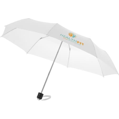 Custom Ida 21.5" Foldable Umbrella with a printed design from Total Merchandise