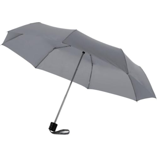 Printed Ida 21.5" Foldable Umbrella with a promotional design from Total Merchandise