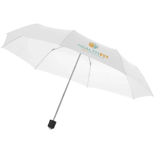 Custom Ida 21.5" Foldable Umbrella with a printed design from Total Merchandise