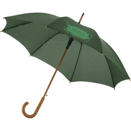 Logo branded Kyle 23" Auto Open umbrella with a printed design from Total Merchandise