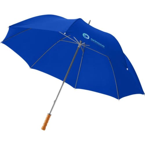 Promotional printed 30" Golf Umbrella with Wooden Handle with a design from Total Merchandise