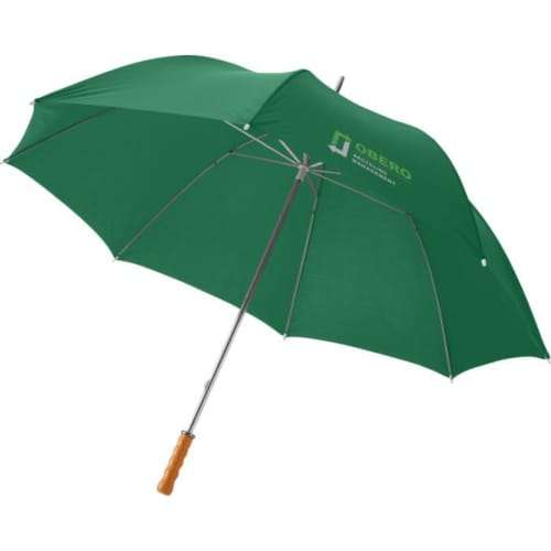 Logo printed 30" Golf Umbrella with Wooden Handle with a design from Total Merchandise