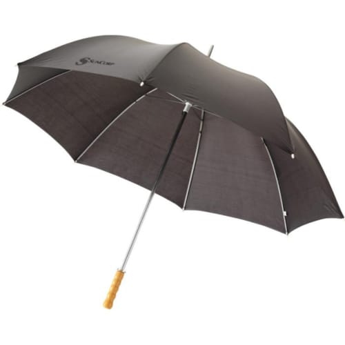 Promotional 30" Golf Umbrella with Wooden Handle with a design from Total Merchandise