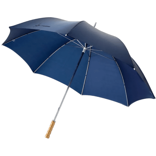 Branded 30" Golf Umbrella with Wooden Handle with a printed design from Total Merchandise