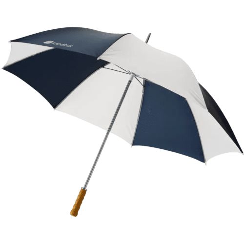 Logo printed 30" Golf Umbrella with Wooden Handle with a design from Total Merchandise