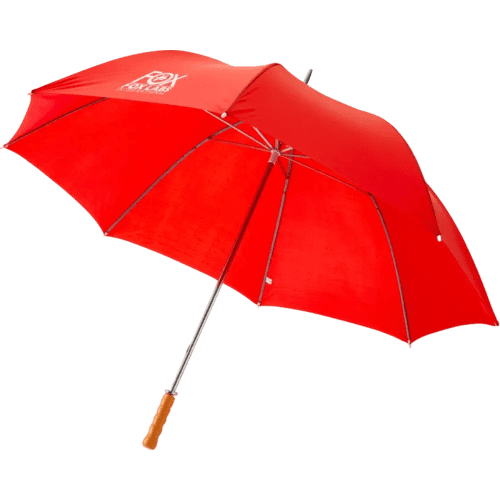 Branded 30" Golf Umbrella with Wooden Handle with a printed design from Total Merchandise