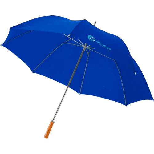 Promotional printed 30" Golf Umbrella with Wooden Handle with a design from Total Merchandise