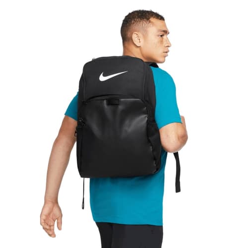 Custom branded Nike Brasilia Backpack with a design from Total Merchandise - Lifestyle image