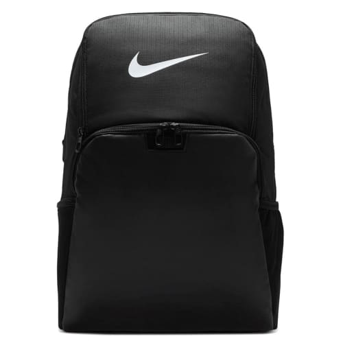 The front of the Nike Brasilia Backpack with a design from Total Merchandise