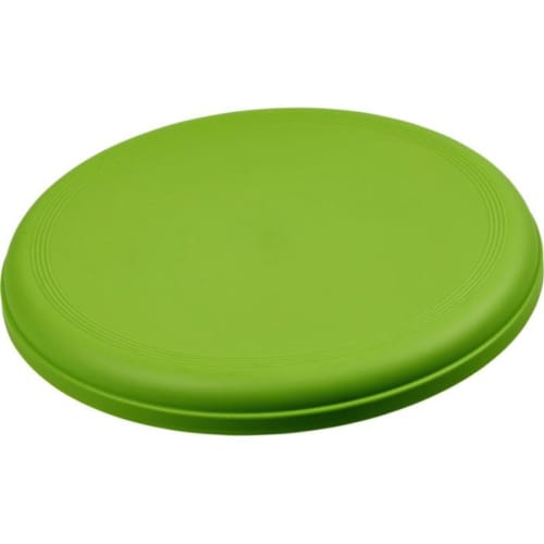 Branded Orbit Recycled Plastic Frisbee  with a printed design from Total Merchandise - Lime