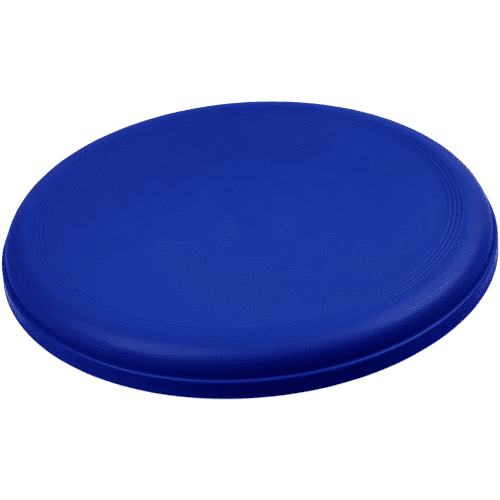 Custom Orbit Recycled Plastic Frisbee with a branded design from Total Merchandise - Blue