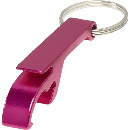 Tao Bottle and Can Opener Keychain in Magenta