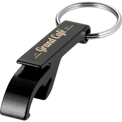 Tao Bottle and Can Opener Keychain in Black