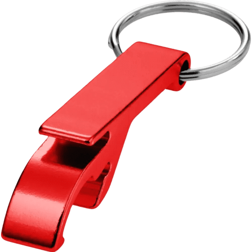 Tao Bottle and Can Opener Keychain in Red