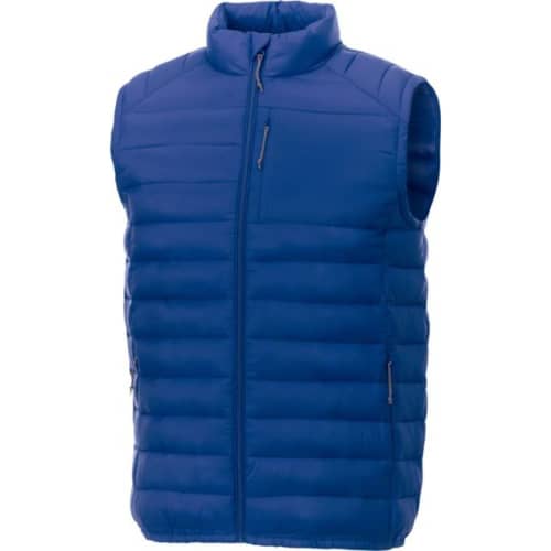Customisable Pallas Men's Insulated Bodywarmer in Blue from Total Merchandise