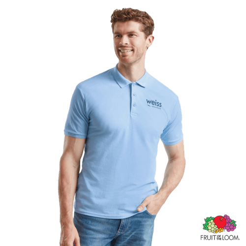 Promotional Fruit Of Loom Polo Shirts Printed With Your Branding From Total Merchandise