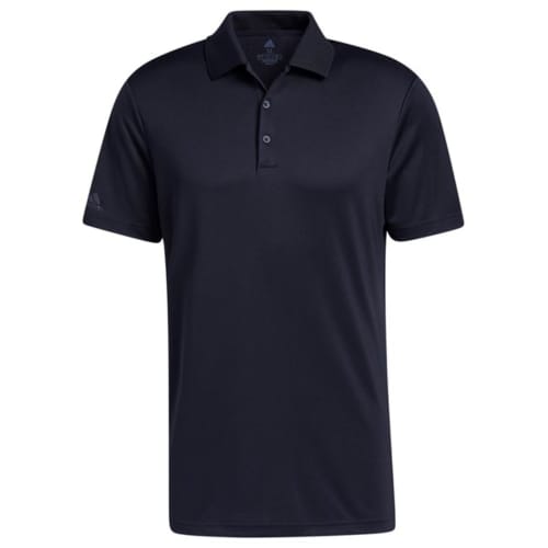 An image of the promotional Adidas Performance Polo Shirt in Black from Total Merchandise