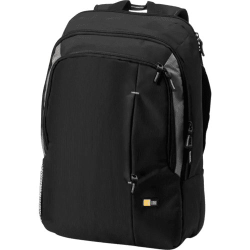Promotional Case Logic Reso 17" Laptop Backpack in Black from Total Merchandise