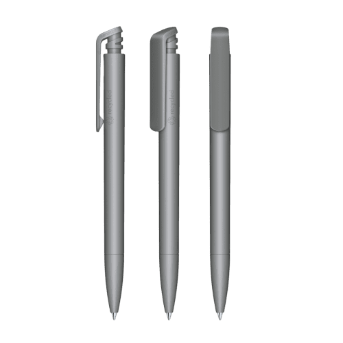 Trento Matt Recycled Ballpen in Cool Grey