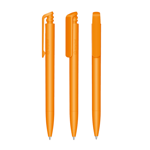 Trento Matt Recycled Ballpen in Orange