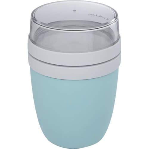 Custom-branded Mepal Food Pot in Mint that you can use to take food with you on the go