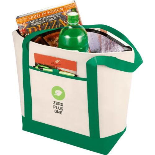 Custom Lighthouse Non-woven Cooler Tote with a printed design from Total Merchandise