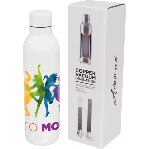 Logo printed Thor 510 ml Copper Vacuum Insulated Water Bottle with a design from Total Merchandise