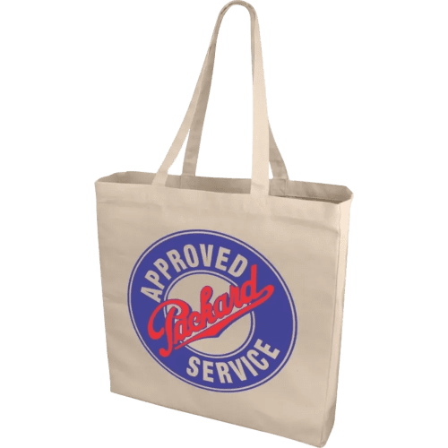 Promotional printed Odessa Natural Cotton Tote Bags with a design from Total Merchandise