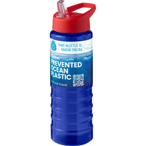 Custom H2O Active® Eco Treble 750ml Spout Lid Sports Bottle with a design from Total Merchandise