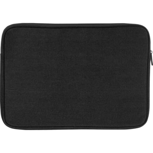 Logo branded Joey 14" GRS Recycled Canvas Laptop Sleeve with a design from Total Merchandise