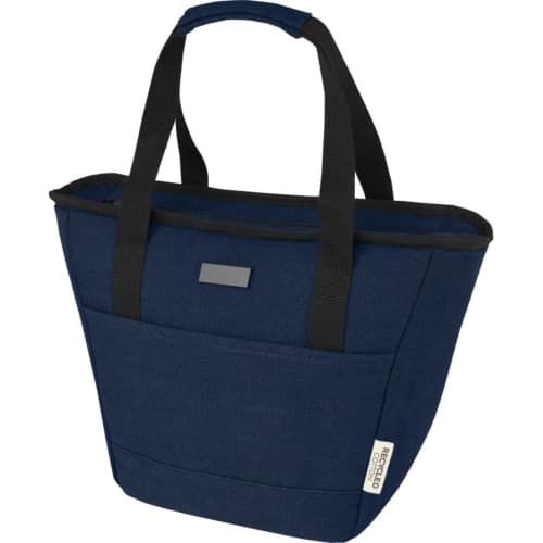 Branded Joey GRS Recycled Canvas Lunch Cooler Bag with a design from Total Merchandise