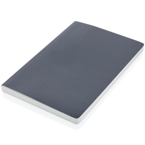 Custom Branded Impact Soft Cover A5 Stone Paper Notebook with a design from Total Merchandise