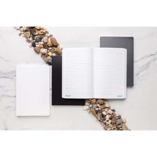 Open Impact Soft Cover A5 Stone Paper Notebooks from Total Merchandise