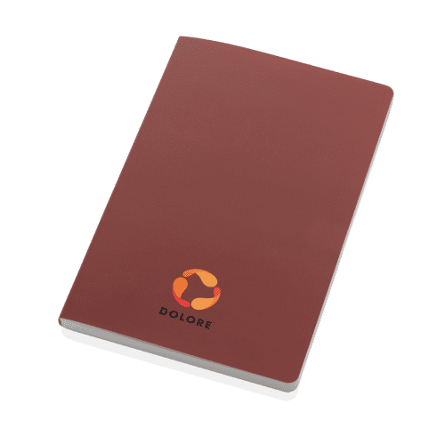 Impact Soft Cover A5 Stone Paper Notebook in Red