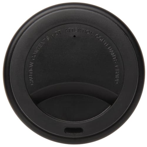 Branded Reusable Double Walled COcffee Cup with a printed design from Total Merchandise