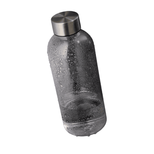 Water Bottle With Metallic Lid