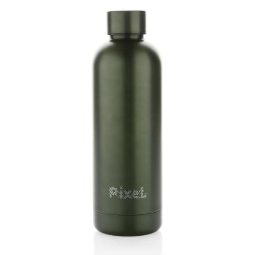 RCS Recycled Stainless Steel Vacuum Bottle in Green