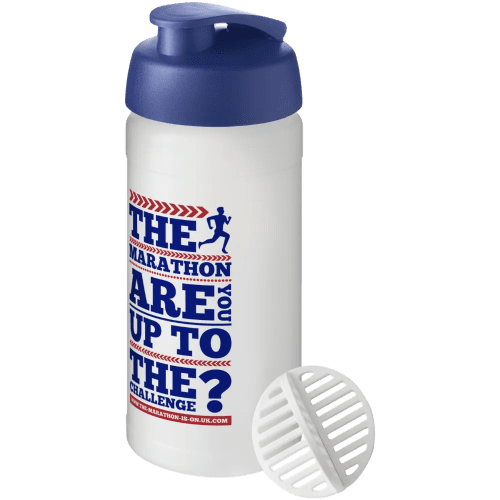Custom branded Baseline Plus 500ml Shaker Bottle with a design from Total Merchandise
