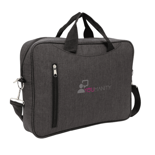 Promotional 15" Classic Laptop Bag in Anthracite from Total Merchandise