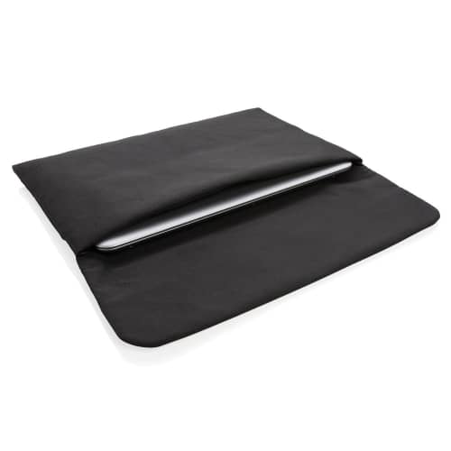 Promotional Magnetic Closing 15.6" Laptop Sleeve in Black from Total Merchandise