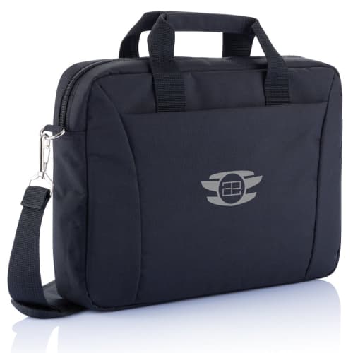 Promotional 15.4" Exhibition Laptop Bag with a printed design from Total Merchandise