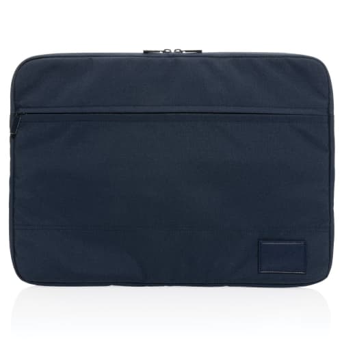 Custom 15.6" Laptop Sleeve with a promotional printed design from Total Merchandise - Blue