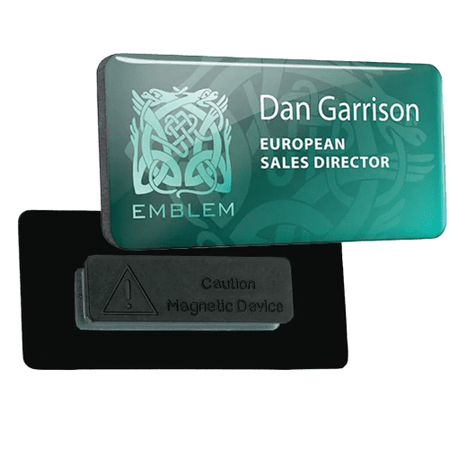 Plastic Staff Name Badges with Magnetic Fitting