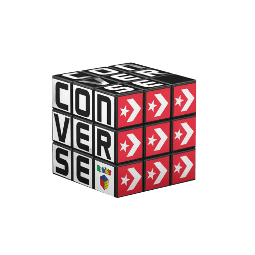 Logo branded Rubik's Cube Mini in Black with a design from Total Merchandise