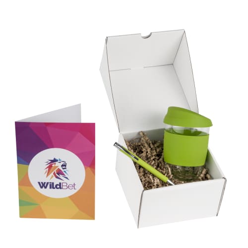 Promotional Mood-Kiato Coffee Cup & Pen Gift Set from Total Merchandise