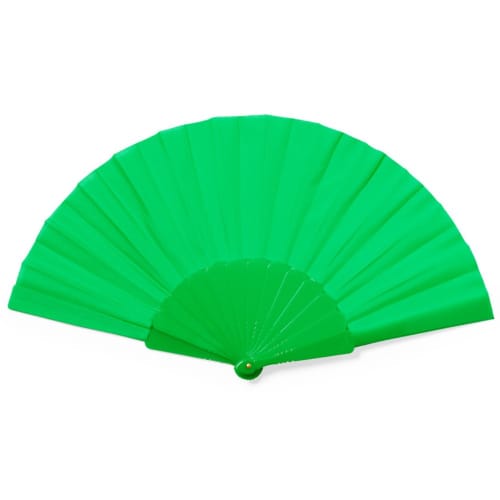 Custom branded Recycled Hand Fan in Green from Total Merchandise