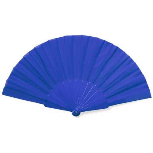 Custom printed Recycled Hand Fan in Blue from Total Merchandise