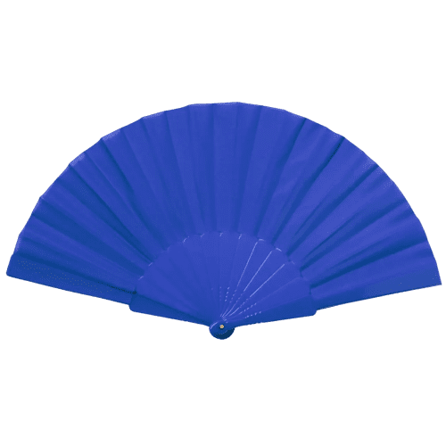 Custom printed Recycled Hand Fan in Blue from Total Merchandise