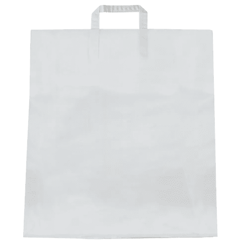 Custom Branded Large Take Out Bags in White from Total Merchandise